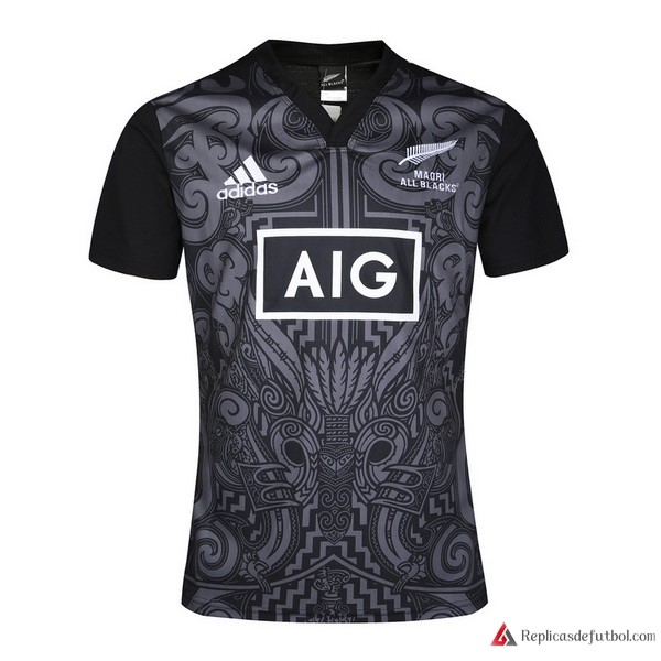 Camiseta All Blacks Maori 2016 Negro Rugby